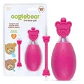 oogiebear Bear Pair — The Safe Baby Booger Cleaner and Nose Sucker Duo | Bulb Aspirator and 2-in-1 Nose and Ear Wax Cleaner | Latex and BPA Free - Raspberry