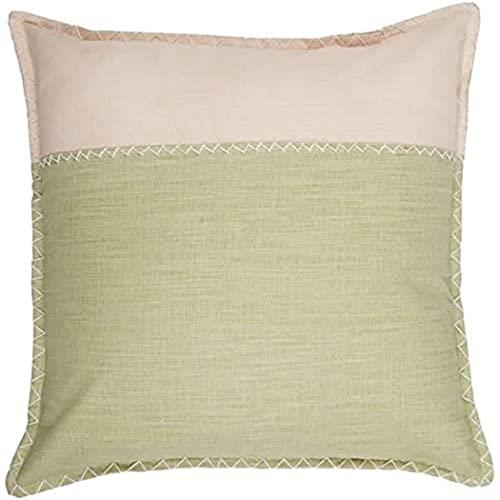 Coast To Coast Home Aram Cotton Stitch Cushion, 50 cm Length cm x 50 cm Width, Multicolour
