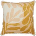 Coast To Coast Home Ocaso Cotton Cushion, 50 cm Length cm x 50 cm Width, Natural