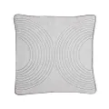 Coast To Coast Home Vector Cotton Cushion, 50 cm Length cm x 50 cm Width, Grey