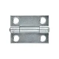Romak 92125 Zinc Plated Fixed Pin Butt Hinge, 38 x 30 x 1.2 mm Size