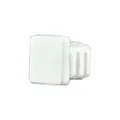 Romak 370070 Plastic Internal Fitted Square Chair Tip 4 Pieces Pack, 13 mm Length, White