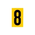 Sandleford 9 Letter Self Adhesive Numeral, Yellow, 60 mm Length