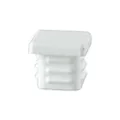 Romak 37017 Plastic Internal Fitted Square Chair Tip 100 Pieces Pack, 16 mm Length, White