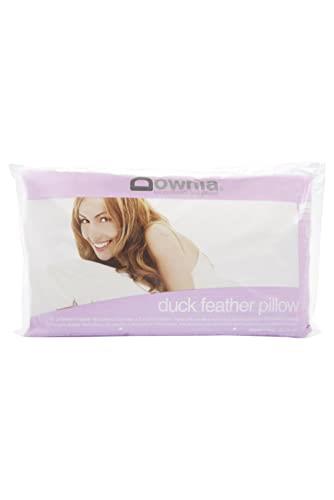 Downia Duck Feather Pillow Twin Pack, White
