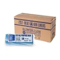 Austar Packaging All Purpose Star Seal Bin Liner 10 Roll x 50 Pieces Set, 72 Litre Capacity , Blue