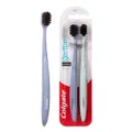 Colgate Soft Bristles Charcoal Toothbrush, Multicolor (Pack of 2)