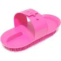 Bainbridge Plastic Massage Curry Comb, Pink, Large