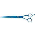 Master Grooming Tools 5200 Blue Titanium Shears — High-Performance Shears for Grooming Dogs - Straight, 7½"