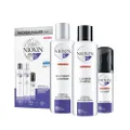 NIOXIN System 6 Trio Pack, Cleanser Shampoo + Scalp Therapy Revitalising Conditioner + Scalp and Hair Treatment (150mL + 150mL + 40mL), For Chemically Treated Hair with Progressed Thinning