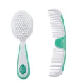Mother's Choice Easy Grip Brush and Comb, Aqua