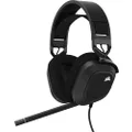 Corsair HS80 RGB USB Premium Gaming Headset with Dolby Audio 7.1 Surround Sound Broadcast-Grade Omni-Directional Microphone, Memory Foam Earpads, High-Fidelity Sound, Durable Construction, Carbon