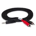 Hosa CMR-206 3.5 mm TRS to Dual RCA Stereo Breakout Cable, 6 Feet