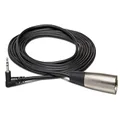Hosa XVM-110M Right-Angle 3.5 mm TRS to XLR3M Camcorder Microphone Cable, 10 Feet Length