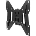 One For All TV Bracket – Tilt (15°) Wall Mount – Screen Size 13-40 Inch - for All Types of TVs (LED LCD Plasma) – Max Weight 50kgs – VESA 75x75 to 200x200 - Free Toolbox app – Black – WM2221