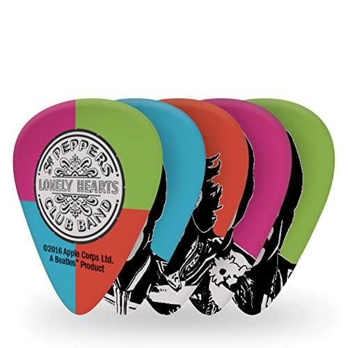D'Addario Signature 1CWH4-10B6 Picks Medium 10 Pack Beatles Sgt Peppers Lonely Hearts Club Band