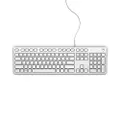 Dell Wired Multimedia Keyboard, White, 580-ADME