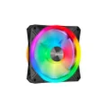 Corsair CO-9050097-WW QL120 RGB, 120 mm, RGB LED Case Cooling Fan - Black (Single pack)