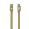 Remax USB Type-C to Type-C Data Cable, Gold, 1 Meter Length
