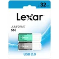 Lexar 32GB USB 2.0 S60 USB Flash Drive 2 Pack