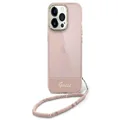 Guess Double Layer Case w/Strap - iPhone 14 6.1" - Pink