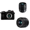Panasonic LUMIX G9 Mirrorless Camera with LUMIX G Vario 12-60mm / F3.5-5.6 Lens and LUMIX G 25mm F/1.7 Lens