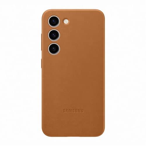 Samsung Galaxy S23 Leather Cover, Camel