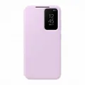 Samsung Galaxy S23 Smart Transparent View Wallet Cover, Lilac