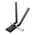 TP-Link AX1800 Wi-Fi 6 Bluetooth 5.2 PCIe Wifi Adapter, Wireless, Speed Up to 1800Mbps, Two High-Gain Antennas, WPA3 Security, Supports Windows 11/10 (64-bit) (Archer TX20E)