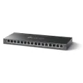 TP-Link 16-Port Gigabit Desktop Switch with 16-Port PoE+, 120 W PoE ports, Up to 250 m data and power transmission, unmanaged (TL-SG116P)