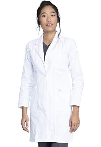 Dickies Women's Eds Professional Whites 37" Lab Coat, White, X-Large