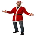 Rubie's Men's Clausplay Santa Jacket with Belt and Hat, Multi-Colored, One Size