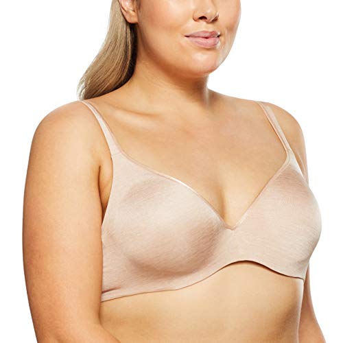 Berlei Women's Underwear Microfibre Barely There T-Shirt Bra, Skin, 18C