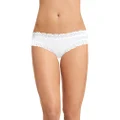 JOCKEY Women's Underwear Parisienne Classic Bikini Brief, White, 12