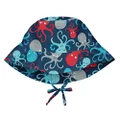 i play. Baby Bucket Sun Protection Hat-Navy Octopus, Navy, 2T/4T