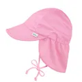 i play. Baby Breathable Flap Sun Protection Hat-Light Pink, Pink, 2T/4T