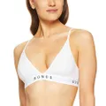 Bonds Women's Underwear Cotton Blend Originals Triangle Crop, White, 12