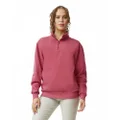 Comfort Colors Adult 1/4 Zip Sweatshirt, Style G1580, Crimson, XX-Large
