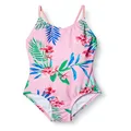 Kanu Surf Girls Leonie Floral Beach Sport 1-Piece Swimsuit One Piece Swimsuit - Pink - 7