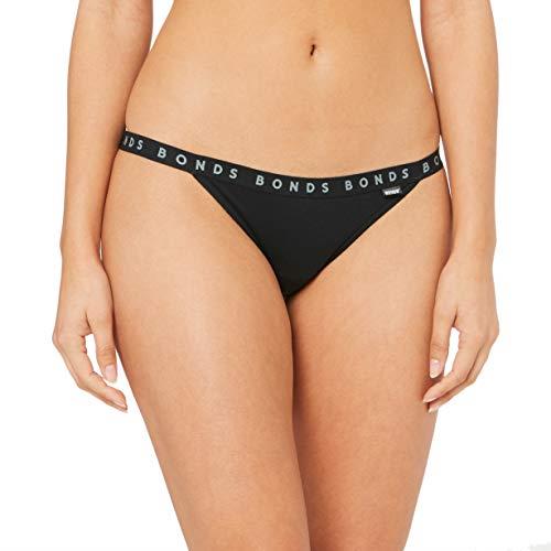 Bonds Women's Hipster String Bikini Brief, New Black, 14