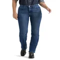 Lee Women's Flex Motion Regular Fit Bootcut Jean, Open Seas, 16 Short