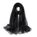 K-Elewon Solid Color Silk Scarf Fashion Scarves Wrap Long Lightweight Shawls for Women SK08-01
