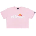 Ellesse Junior Nicky Crop T-Shirt, Light Pink, 13 to 14 Years