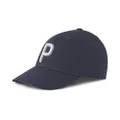 PUMA Women's P Adjustable Cap, navy blazer, One Size