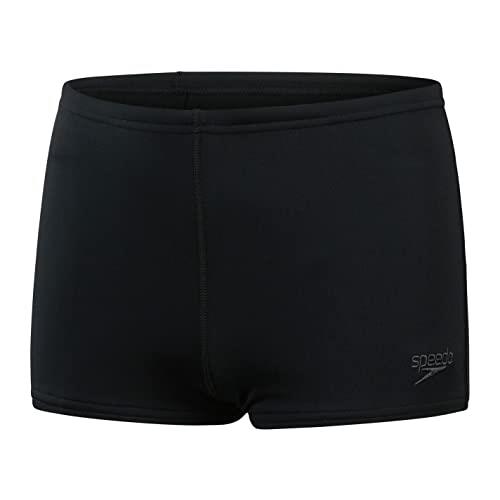 Speedo Boy's Endurance+ Aquashort, Black, 9-10 Years