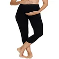 Bonds Women's Maternity Cropped Legging Hosiery, Black, Large-X-Large UK