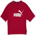 PUMA Women's Puma Women's ESS Cropped Logo Tee T Shirt, Persian Red, 3X-Large UK