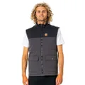 Rip Curl Mens Classic Vest, Washed Black, Large US