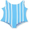 Maaji Girl's Sail Stripe Infinity One Piece Swimsuit, Blue, Size 4
