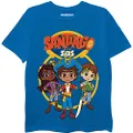 Nickelodeon Boys' Toddler Seas Tshirt-Santiago, Lorelai, Tomas, Kiko, Blue, 4